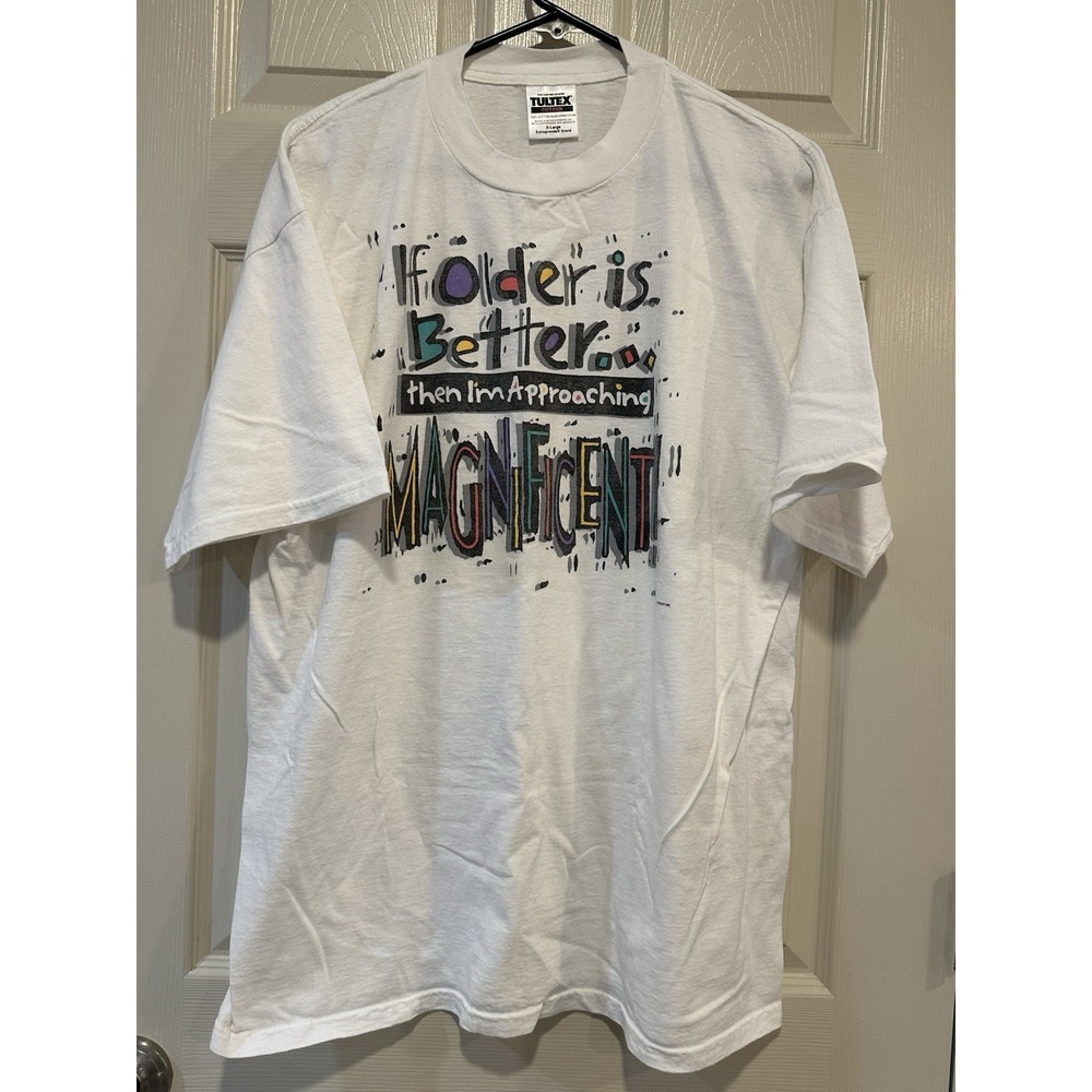 Vintage Tultex If Older Is Better T Shirt Size‎ XL